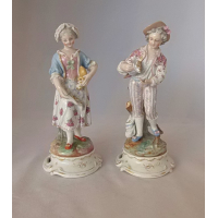 Antiek porseleinen stel