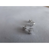 zilveren oorknopjes met zirkonia