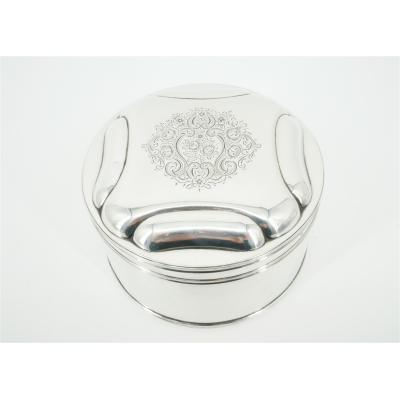 Zilveren koektrommel VERKOCHT