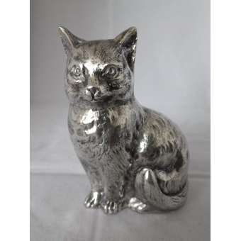 Zilveren kat