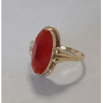 Damesring met carneool