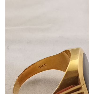 Gouden herenring VERKOCHT