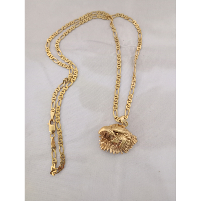 Gouden ketting/adelaar hanger