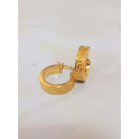 Gouden oorbellen Meander