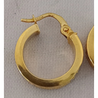 Gouden oorbellen Meander