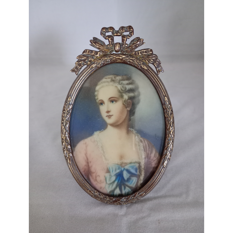 miniatuur portret dame