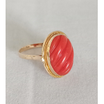 Gouden ring Koraal