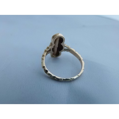 Antiek gouden ring met parels