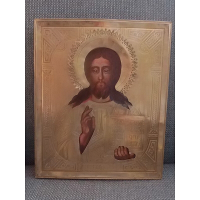 Russische icoon "Christus Pantocrator"