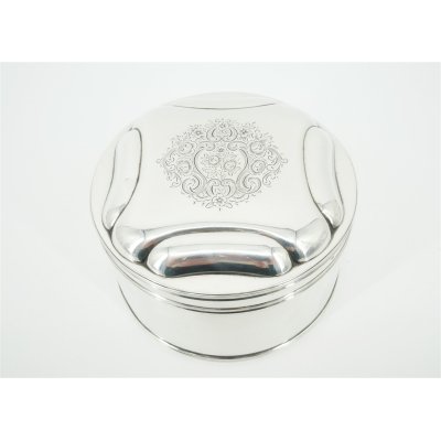 Zilveren koektrommel VERKOCHT