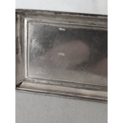 zilveren miniatuur Sleetje rijden