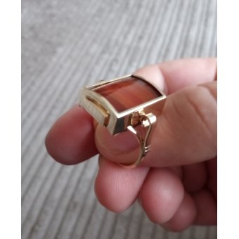 Gouden ring deco