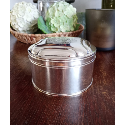 Zilveren koektrommel VERKOCHT