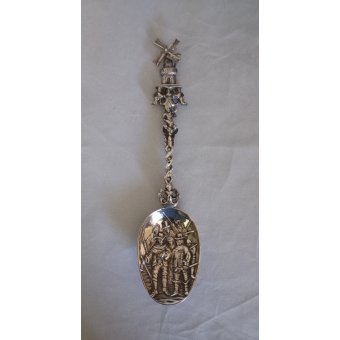 Zilveren geboortelepel