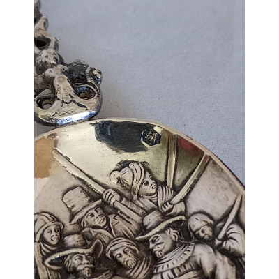 Zilveren geboortelepel