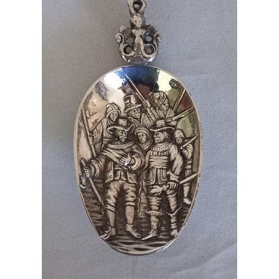 Zilveren geboortelepel