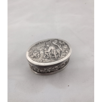 Zilveren Pillendoosje