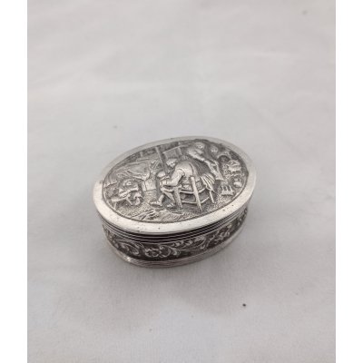 Zilveren Pillendoosje