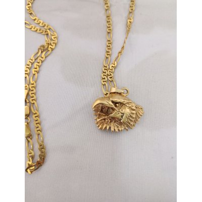 Gouden ketting/adelaar hanger