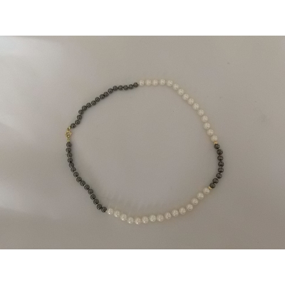 Parelcollier/hematiet